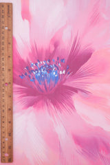 Floral Printed Mesh Stretch Fabric