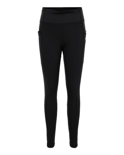 Women's Performance Pocket Leggings with Side Pockets | Slim Fit Full-Length Recycled Polyester Blend