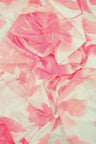 Printed Mesh Floral Fabric