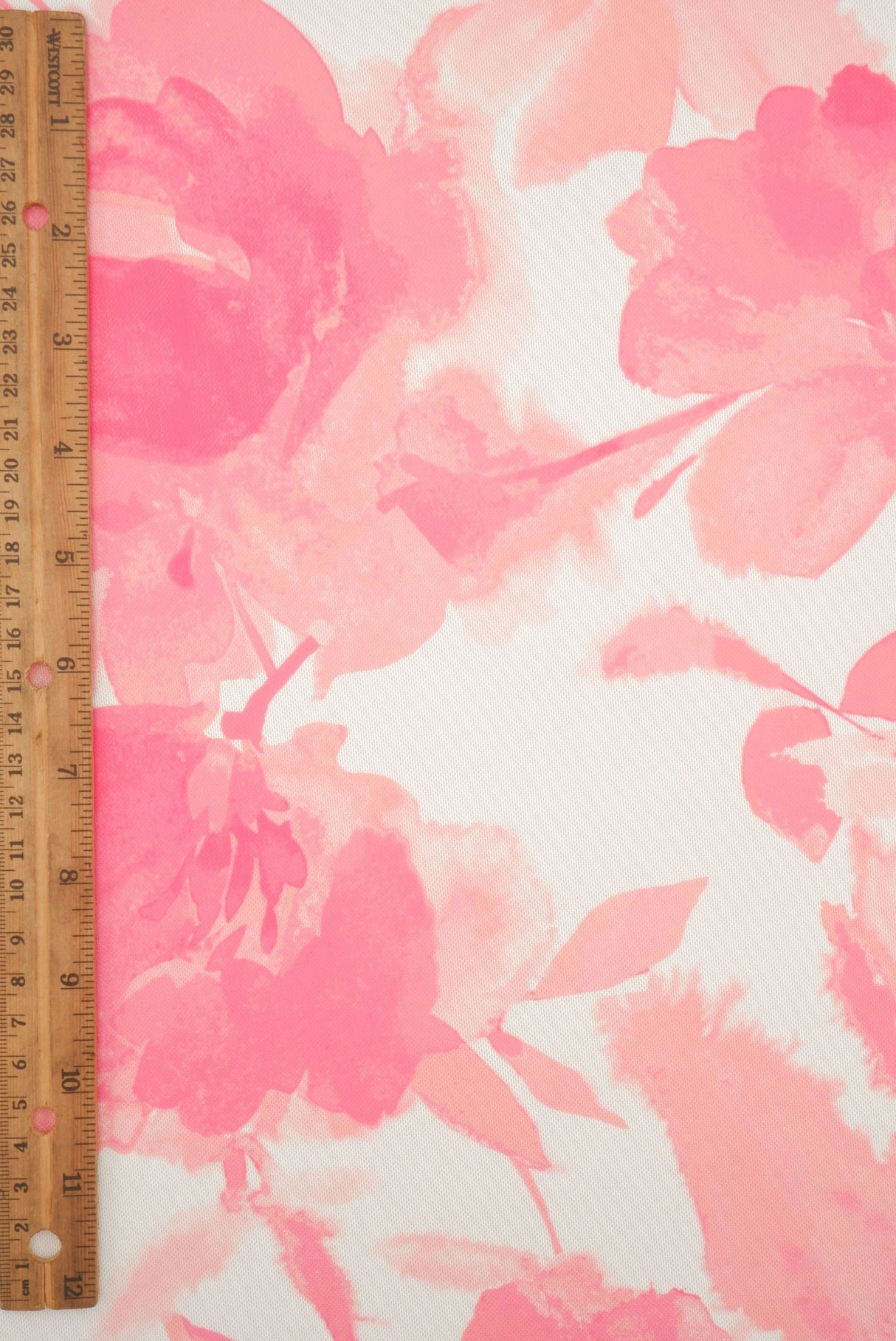Printed Mesh Floral Fabric