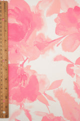 Printed Mesh Floral Fabric