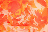 Printed Mesh Floral Fabric