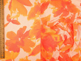 Printed Mesh Floral Fabric