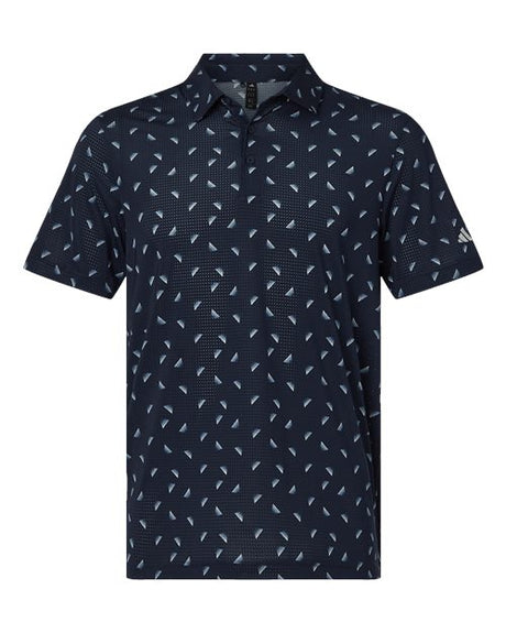 Adidas Men's Ultimate365 Mesh Print Polo