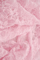 Bubble Ditsy Flower Lace Fabric