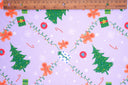Printed Rib Knit Gingerbread Christmas