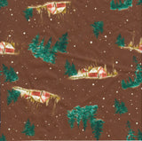 Christmas Digital Woven Print Fabric