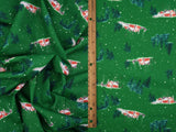 Christmas Digital Woven Print Fabric
