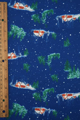 Christmas Digital Woven Print Fabric