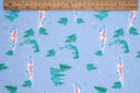 Christmas Print Rib Knit Fabric
