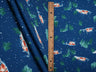 Christmas Print Rib Knit Fabric
