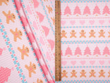 Christmas Print 4x2 Rib Knit