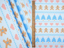 Christmas Print 4x2 Rib Knit