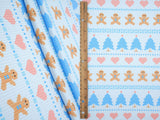 Christmas Print 4x2 Rib Knit