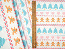 Christmas Print 4x2 Rib Knit