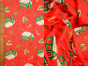 Christmas DTY Brushed Knit Cookie House Print