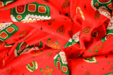 Christmas DTY Brushed Knit Cookie House Print