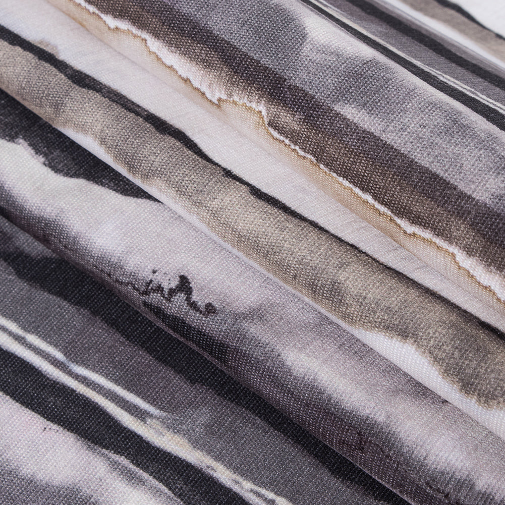 Smoke Watercolor Print on a Polyester Woven