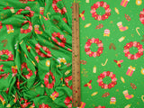 Christmas Wreath DTY Brushed Knit Fabric