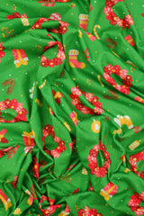 Christmas Wreath DTY Brushed Knit Fabric