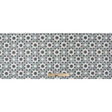 Stone Geometric Floral Outdoor Canvas