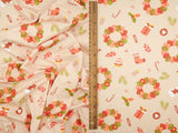 Christmas Wreath DTY Brushed Knit Fabric