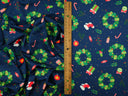 Christmas Wreath DTY Brushed Knit Fabric