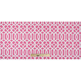 Pink Lattice Outdoor Polyester Canvas