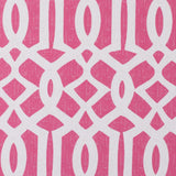 Pink Lattice Outdoor Polyester Canvas