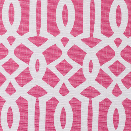 Pink Lattice Outdoor Polyester Canvas