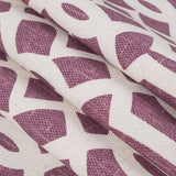 Antique Rose/Yellow Lattice Outdoor Polyester Canvas