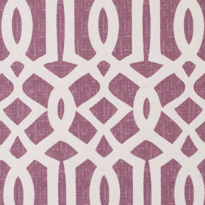 Antique Rose/Yellow Lattice Outdoor Polyester Canvas