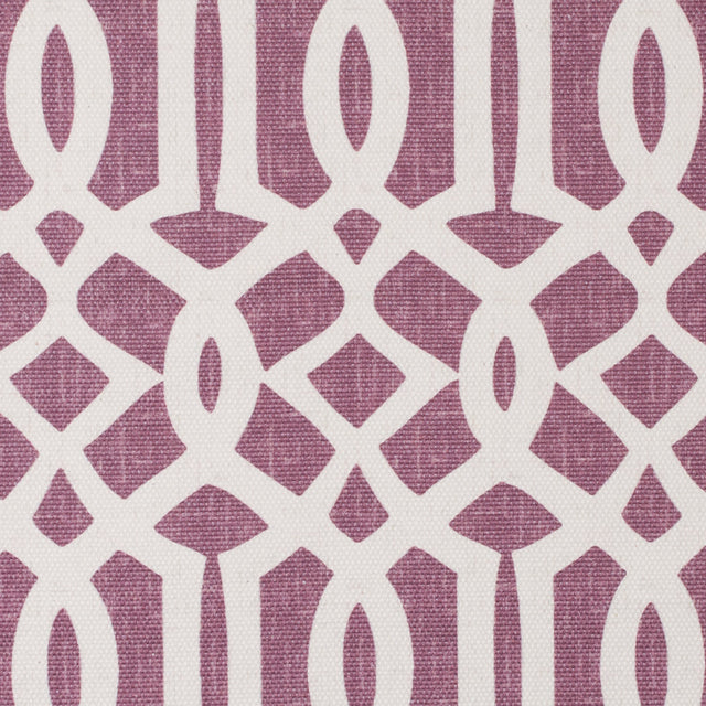 Antique Rose/Yellow Lattice Outdoor Polyester Canvas