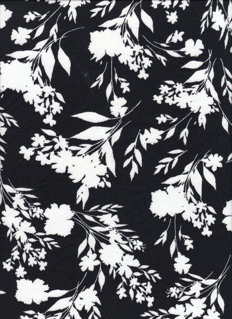 Floral DTY Knit Spandex