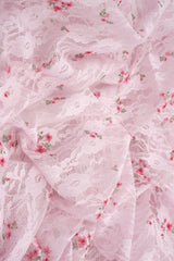 Printed Lace Ditsy Floral Stretch