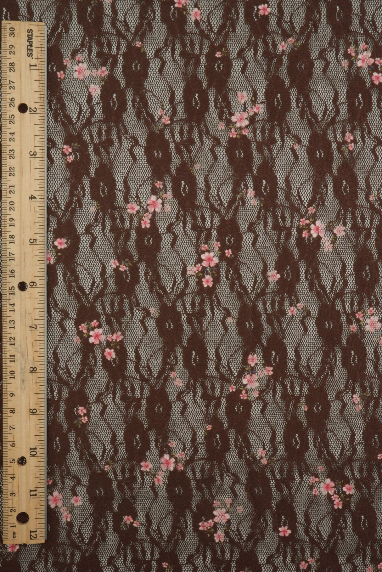 Printed Lace Ditsy Floral Stretch