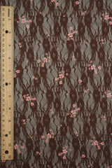 Printed Lace Ditsy Floral Stretch