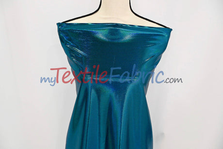 Moonlight Hologram Spandex Fabric - 4 Way Stretch, Holographic Foil Finish, 58/60" Width, Multiple Colors (1 Yard)