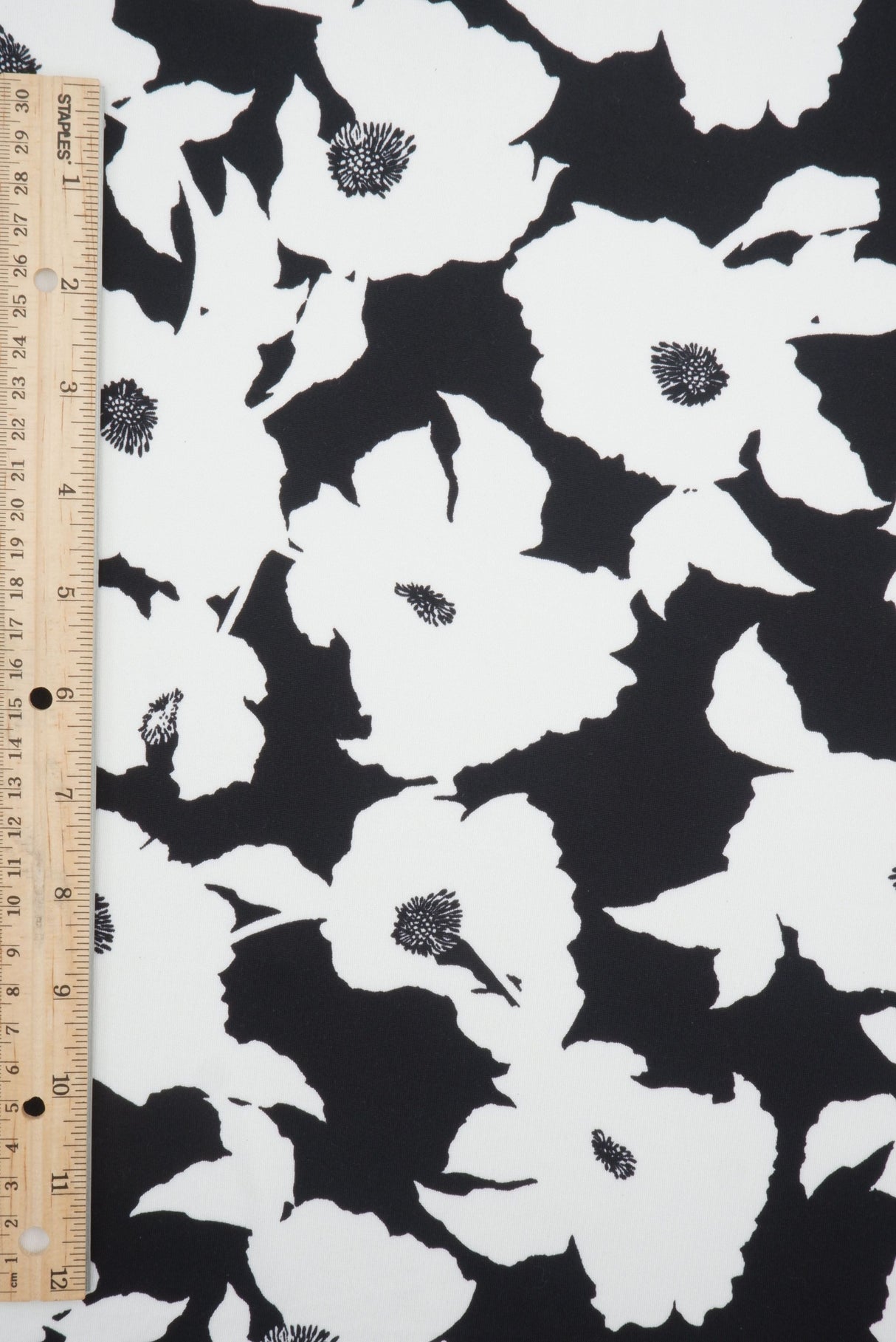 Floral DTY Polyester Spandex Knit