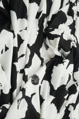 Floral DTY Polyester Spandex Knit