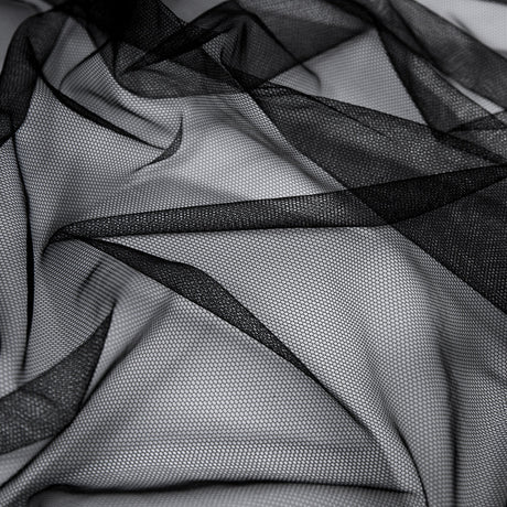 Soft Nylon Tulle - Black - Leonardo Collection