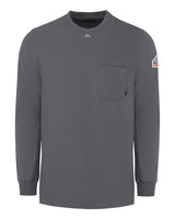 Bulwark Men's Flame-Resistant Knit Long Sleeve T-Shirt