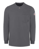 Bulwark Men's Tall Flame-Resistant Long Sleeve T-Shirt