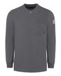 Bulwark Men's Tall Flame-Resistant Long Sleeve T-Shirt