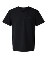 Jaanuu Men's Holmes Everyday 1-Pocket Scrub V-Neck Top