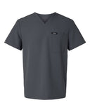 Jaanuu Men's Holmes Everyday 1-Pocket Scrub V-Neck Top