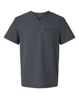 Jaanuu Men's Holmes Everyday 1-Pocket Scrub V-Neck Top