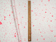 Heart Print DTY Brushed Knit Fabric