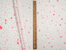 Heart Print DTY Brushed Knit Fabric