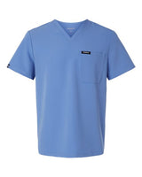 Jaanuu Men's Holmes Everyday 1-Pocket Scrub V-Neck Top